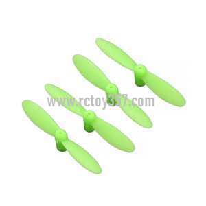 RCToy357.com - Cheerson CX-10 Mini 2.4G toy Parts Main blades set【Green】